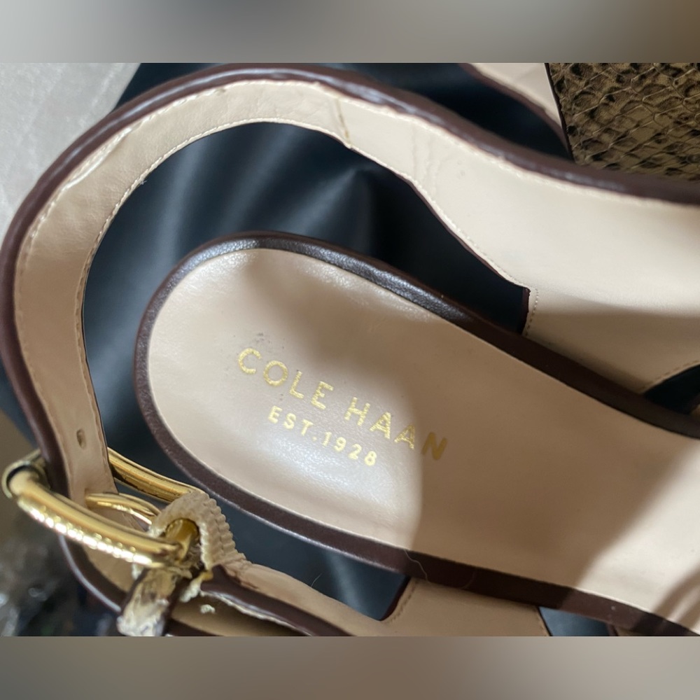 Cole Haan Python leather sandals - Picture 4 of 6